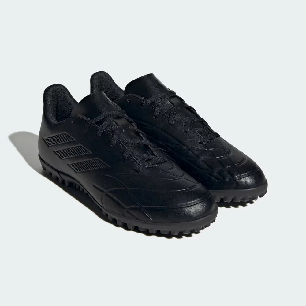 Adidas Copa Pure.4 GY9050 Men's Core Black Leather Turf Football Boots RHS3324